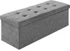 Sitzhocker mit Stauraum 110 x 38 x 38 cm Produktbild-Vorschau 1