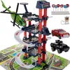 Interaktives Parkhaus Set für Kinder Parkgarage Aufzug Produktbild-Vorschau 1