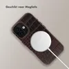 Custodia posteriore Selencia Croco con MagSafe per Apple Anteprima dell’immagine prodotto 5