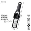 GEFU 50472, Flache Reibe, Schwarz, Edelstahl, Kunststoff, Produktbild-Vorschau 6