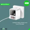 Tragbare Qc3.0 4 Ports Usb Ladegerät Multi-Port 40w Produktbild-Vorschau 2