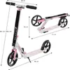 A Hauki Cityroller scooter is shown with various dimensions indicated by measurement lines and text. Náhľad obrázku produktu