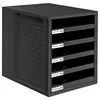 HAN Schubladenbox 1401-13 DIN A4 5Schubfächer PS Produktbild-Vorschau 6