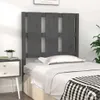 vidaXL Kopfteil Grau 80,5x4x100 cm Massivholz Kiefer Produktbild-Vorschau 3