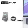 deleyCON 2m 240W USB-C Kabel Winkel 90 Grad Produktbild-Vorschau 5