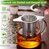 Teesieb, 2er-Pack (mit Deckel), 304 Edelstahl Teezubehör Produktbild-Vorschau 6