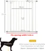 Barrières de sécurité PawHut pour chiens, barrières Voir les images du produit 3