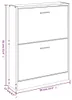 vidaXL Botník Grey Sonoma 59x17x81 cm Dřevěný materiál Náhled obrázku produktu 7