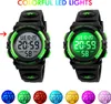 Alienwork Seven-color LED Digital Kinderuhr Jungen Mädchen Produktbild-Vorschau 2