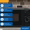 Exquisit Mikrowelle MW 802 sw | 20 l Nutzinhalt | Mit Timer Produktbild-Vorschau 3