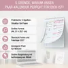 Paarkalender 2027 DIN A4 Hochformat 3 Spalten Produktbild-Vorschau 2