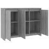 vidaXL Příborník Grey Sonoma 102x33x75 cm Materiál na bázi Náhled obrázku produktu 4
