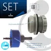 Kombi-Set Anschraub-Muffe DN 40, KS-grau, inkl. Produktbild-Vorschau 2