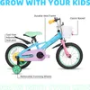 HILAND Macaron 12 Zoll Kinderfahrrad für Mädchen & Jungen Produktbild-Vorschau 2
