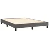 Struttura letto grigio 140x200 cm in ecopelle Anteprima dell’immagine prodotto 3