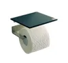 Toilettenrollenhalter aus Edelstahl mit Ablage aus Produktbild-Vorschau 2