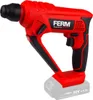 A red and black rotary hammer drill with a battery pack attached, shown against a white background. Produktbild-Vorschau