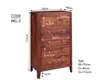 MASSIVMOEBEL24 | Commode 70x40 Palissandre huilé Noisette Voir les images du produit 5
