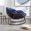 Fauteuil à bascule en rotin Sweiko Outdoor, siège à bascule Voir les images du produit 20