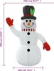 vidaXL Bonhomme de neige gonflable avec LED 300 cm Voir les images du produit 8