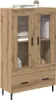 vidaXL Highboard Artisan dub 69,5 x 31 x 115 cm Materiál na Náhled obrázku produktu 1