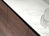 Príborník z orechového dreva so sklenenou doskou z imitácie Náhľad obrázku produktu 6