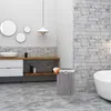 3 x Wäschekörbe Bambus, oval, 46 l, faltbar, mit Deckel, Produktbild-Vorschau 5
