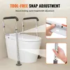 Toiletten-Aufstehhilfe mit Armlehne - Höhenverstellbar Produktbild-Vorschau 3