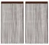 vidaXL Závěsy z nití 2 ks. 140 x 250 cm Hnědý Náhled obrázku produktu 8