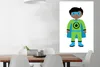 MuchoWow® Poster Kinder Illustration mit einem Superhelden Produktbild-Vorschau 2
