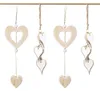 Set van 4 Houten Hart Hangers voor Raamdecoratie Productafbeelding-voorbeeld 1
