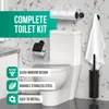 Set d'accessoires de toilette 4 pièces Avalo - Ensemble WC Voir les images du produit 2