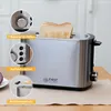 TZS First Austria Toaster | Edelstahl | 2 Scheiben | 850W | Produktbild-Vorschau 5