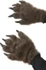 Haarige Monster-Handschuhe braun - Einheitsgröße Produktbild-Vorschau 1