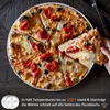 Herogo Pizzablech Edelstahl 4er Set 30 cm rund zum Backen Produktbild-Vorschau 3