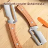 Schälmesser 4er-Set Edelstahl 19cm Multifunktional Produktbild-Vorschau 2