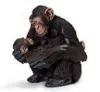 Schleich Schimpansen-Weibchen mit Baby Produktbild-Vorschau 5