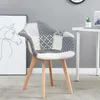 Lot de 2 Fauteuils - HOME DECO FACTORY - Patchwork - Voir les images du produit 8
