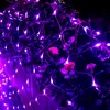 3X2m 200 lampek LED fioletowa kurtyna świetlna 8 trybów Podgląd zdjęcia produktu 9