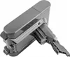 A close-up, angled view of a gray vacuum cleaner attachment against a white background. Produktbild-Vorschau