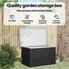 vidaXL Coffre de jardin anthracite 109x67x65 cm Voir les images du produit 5