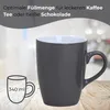 Set di 4 tazze da caffè in ceramica da 340 ml, tazze da tè Anteprima dell’immagine prodotto 5