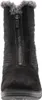 A close-up, front-facing view of a black winter boot with a zipper and fur trim. Náhľad obrázku produktu