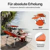 CASARIA® Sonnenliege Klappbar Wetterfest Gartenliege Mit Produktbild-Vorschau 5