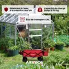 AREBOS Bollerwagen Pliable avec toit Rouge | avec filet & Voir les images du produit 6