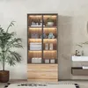 Armoire de salle de bains Sweiko, moyenne, avec baguette Voir les images du produit 15