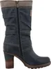 Mustang - Bottines zippées, tige haute, noires, pour le Voir les images du produit 8