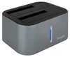 TooQ TQDS-805G, HDD, SSD, SATA, 2.5,3.5", 8 TB, USB 3.2 Gen Náhled obrázku produktu 1