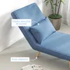 HOMCOM 3 en 1 fauteuil convertible 1 place, fauteuil lit et Voir les images du produit 7