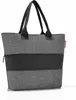 Reisenthel shopper e1, Torba na zakupy, Szary, Poliester, Podgląd zdjęcia produktu 2